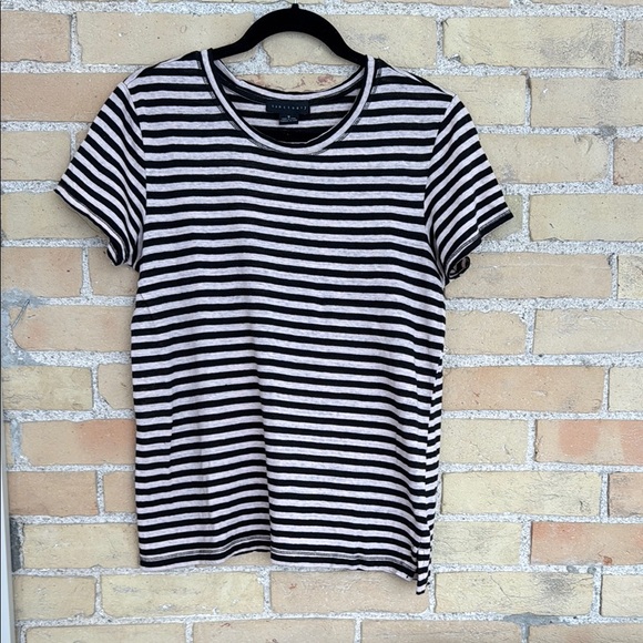 Sanctuary Striped Black and Pale Pink Women's Top - Picture 1 of 3